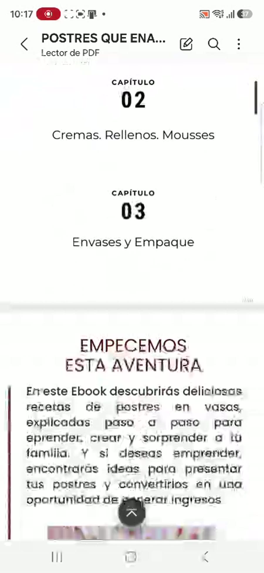 Vista del recetario Postres que Enamoran, imagen 1 de 11